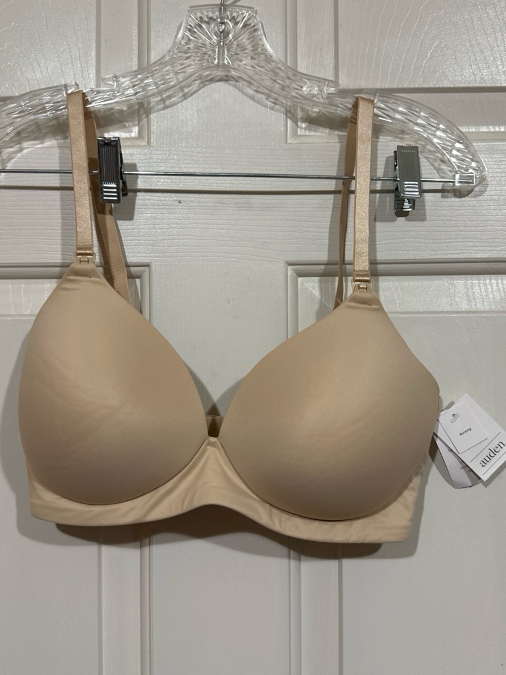 Auden Nude Seamless Lightly Padded T-Shirt Nursing Bra 34 DD